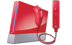 Nintendo Wii System (Red) w/ Motion Plus